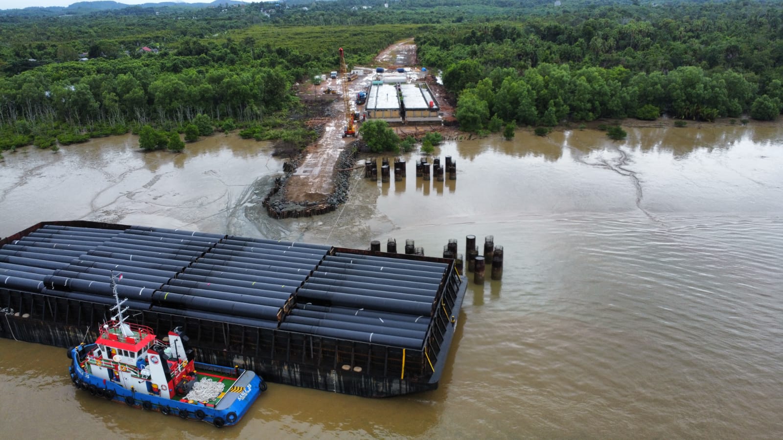 Pembangunan Proyek Jembatan Kota Baru – Batulicin KalSel